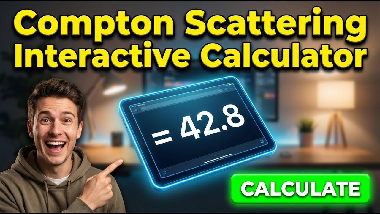 Compton Scattering Interactive Calculator