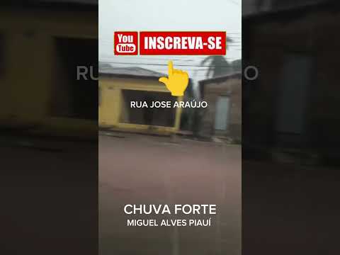 CHUVA FORTE EM MIGUEL ALVES PIAUÍ.  15/04/2024
