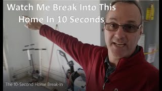 10-Second Home Break In - $0  Fix - DIY Home Security