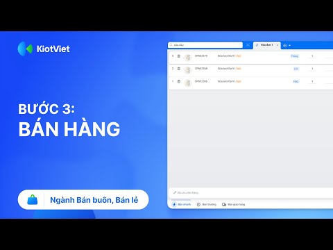 Tạo hóa đơn Bán Hàng