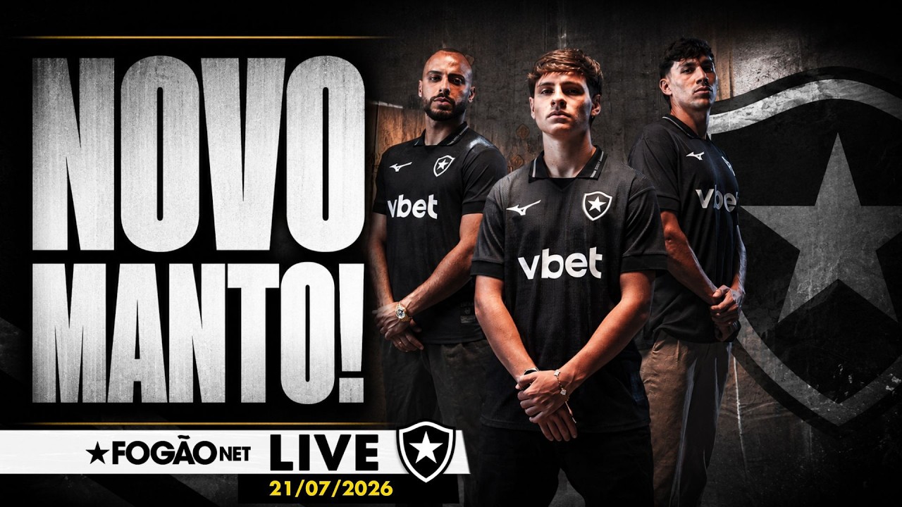 LIVE | Botafogo lança nova camisa preta; Bastos encaminha rescisão