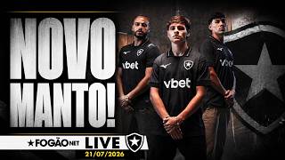 FOGÃONET LIVE: BOTAFOGO LANÇA NOVA CAMISA PRETA | BASTOS ENCAMINHA RESCISÃO