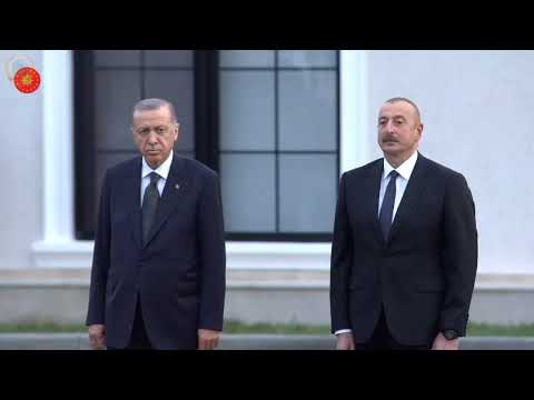 Türkiye and Azerbaijan National Anthem | Türkish President State Visit to Azerbaijan