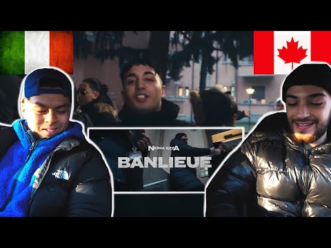 CANADIANS REACT TO ITALIAN RAP - Neima Ezza - Banlieue (Official Video)