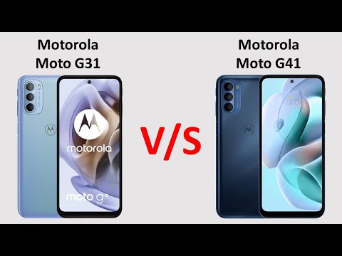 Motorola Moto G31 vs Motorola Moto G41