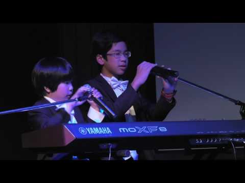 KJ(12Y)+KM(9Y) - Duet "My Heart Will Go On" in M2E Awards.
