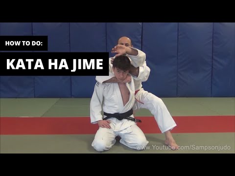 How to do Kata Ha jime — judo technique demonstration