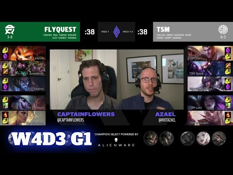 FlyQuest vs TSM | Week 4 Day 3 S11 LCS Spring 2021 | FLY vs TSM W4D3
