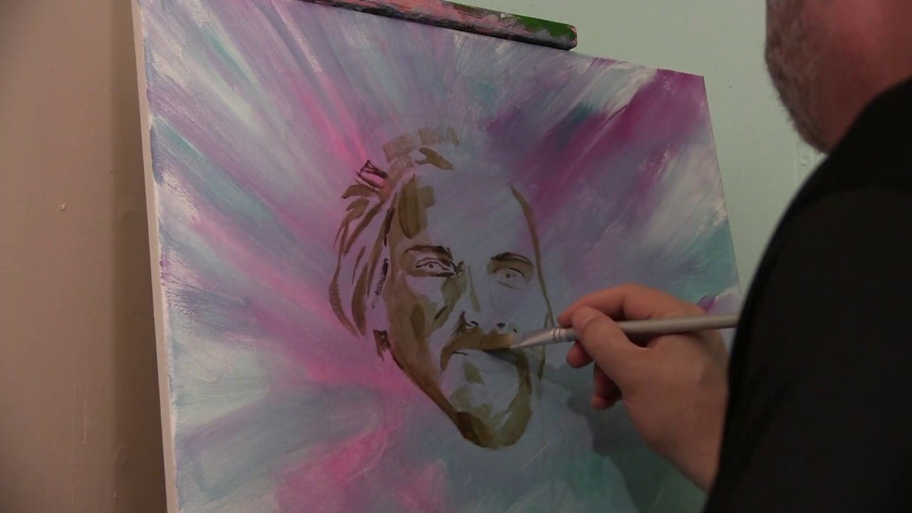Eric Ayers Creative Process - Easter Portrait Painting