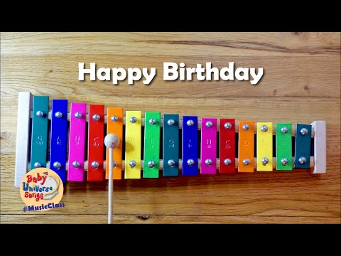 How to play Happy Birthday Song - Xylophone Tutorial