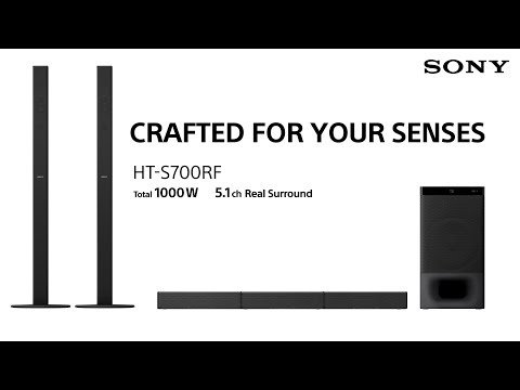 New Sony Soundbar Home Theatre HT-S700RF with 5.1ch Real Surround Sound - 30 sec