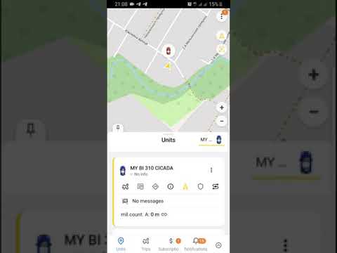 Ruhavik, BI 310 CICADA V2 - управление GPS маяком, автозакладка.