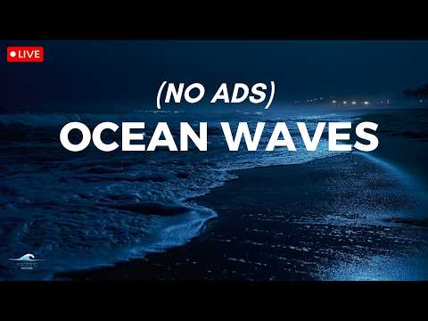 🔴 Ocean Waves for Deep Sleep | Ocean Sounds For Deep Sleeping With A Dark Screen And Rolling Waves