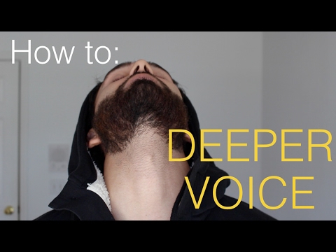 How to make your voice DEEPER | 4 Steps