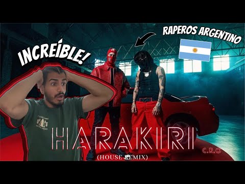 AMERICAN REACTS TO ARGENTINE TRAP - DUKI y C.R.O - HARAKIRI 🇦🇷