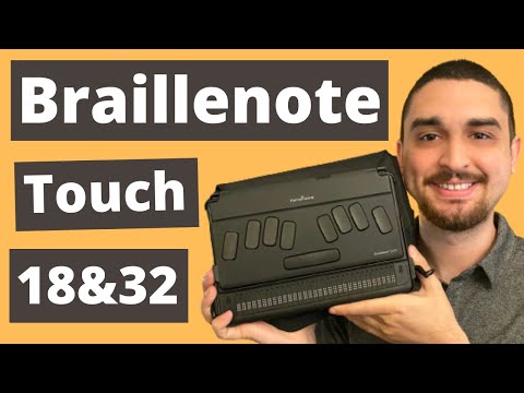 Braille touch  notetaker plus 32 humanware