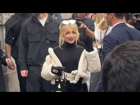 SABRINA CARPENTER AT SCHIAPARELLI SPRING SUMMER 2024 IN PARIS