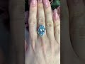 Серебряное кольцо с топазом 6.72ct