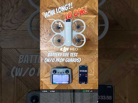 DJI Neo Battery Life 💯 | Hover From Hero to Zero! #shorts #djineo #youtuber