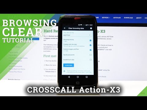 How to Clear Browsing Data in CROSSCALL Action X3 – Erase Browser Storage