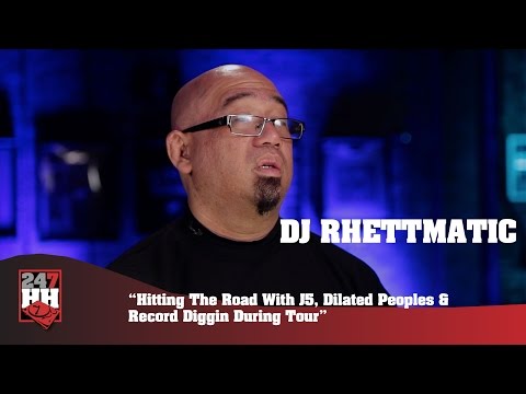 DJ Rhettmatic - Tour With J5, Dilated Peoples & Record Diggin During Tour (247HH Wild Tour Stories)