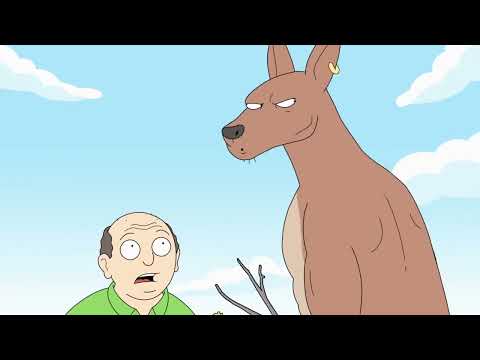 Koala Man gets Jumped by kangaroos scene