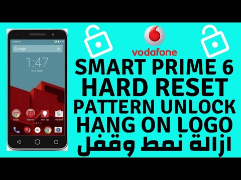 Vodafone Smart prime 6 VF-895N Hard Reset | Factory Reset | ازالة نمط وقفل Pattern Unlock Done