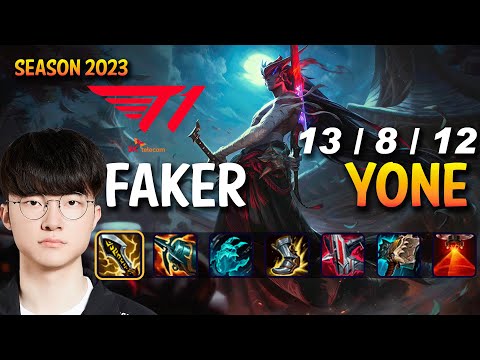 T1 Faker YONE vs LEBLANC Mid - Patch 13.22 KR Ranked