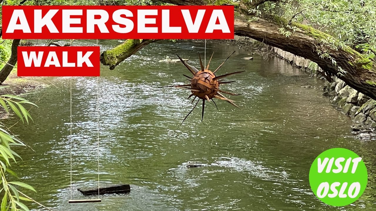 Join a traveler as he explores Akerselva River Walk.