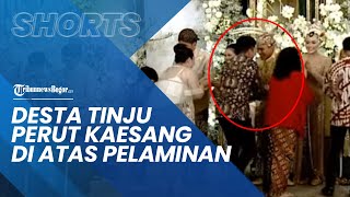 Bikin Panik Paspampres, Desta Tinju Perut Kaesang di Atas Pelaminan Resepsi Pernikahan