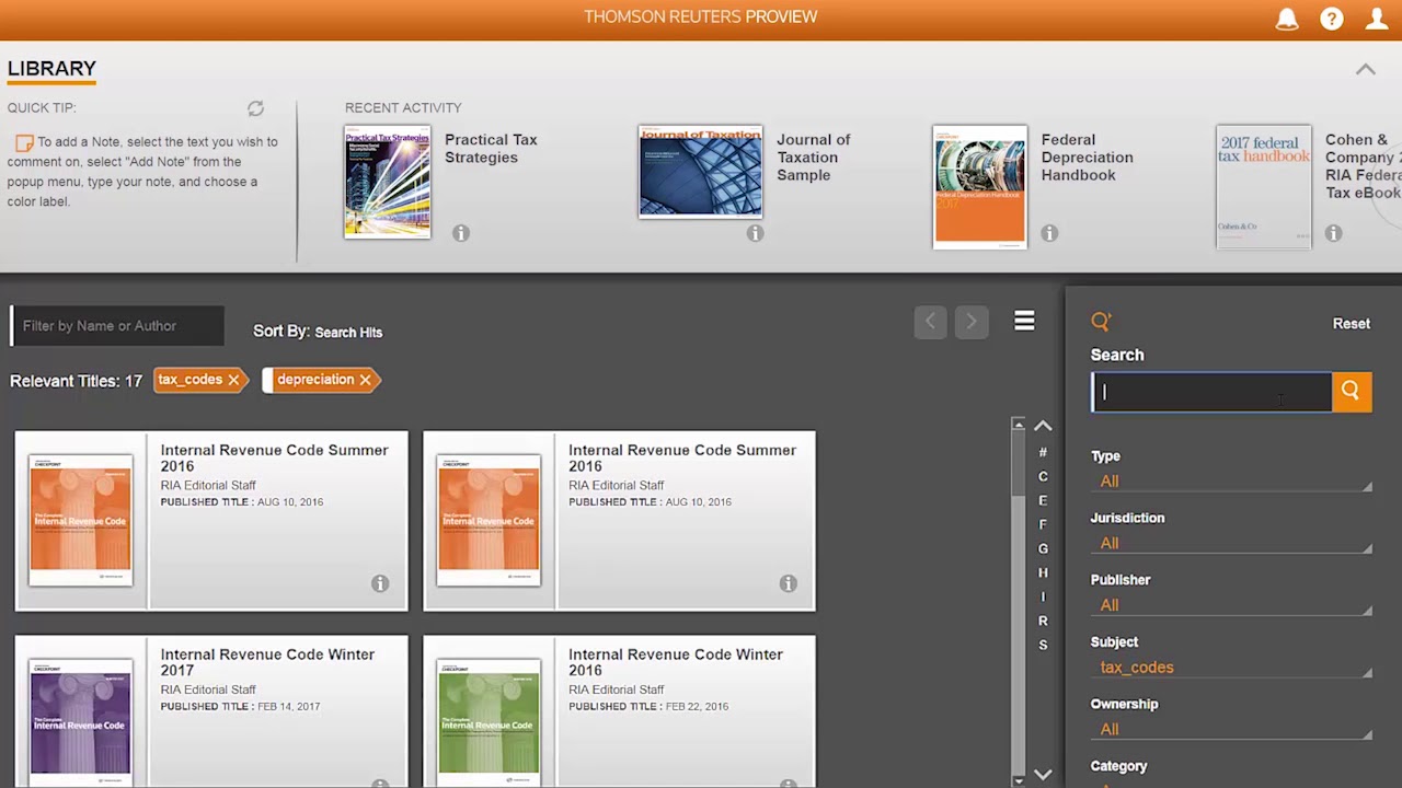 Basic Search and Navigation – ProView Practice Series