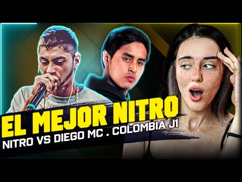 NITRO NO TIENE PIEDAD 🥵 NITRO vs DIEGO MC 🥵 FMS COLOMBIA J1 🟡🔵🔴