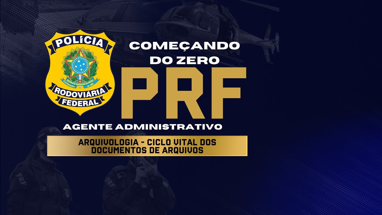 Concurso PRF Agente Administrativo começando do zero - Arquivologia Prof. Alexandre - AlfaCon