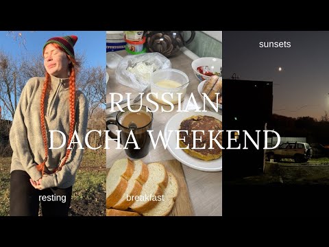daily chronicles🏠weekend in russian “dacha”🐓🪴🍰