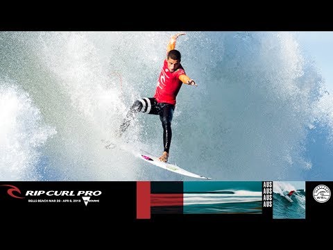 Filipe Toledo vs. Carl Wright - Round Two, Heat 1 - Rip Curl Pro Bells Beach 2018