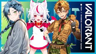 【VALORANT】トリオでエンジョイ！【波多江緑叶・狼月マーナ・えいさく】