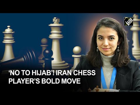 Iranian woman competes at chess tournament without hijab