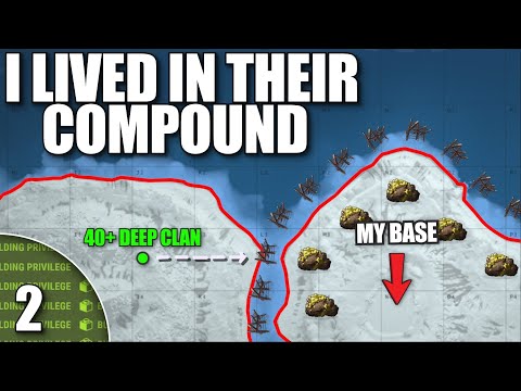 I Lived in this 40+ Deep Clans Compound in Solo Rust...