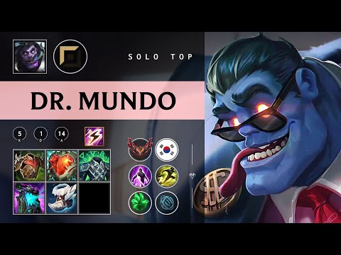 Dr. Mundo Top vs Jax - KR Grandmaster Patch 26.01