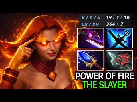 Power of Fire – Lina Delete Enemy with Scepter Build Dota 2