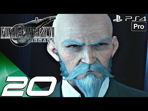 FINAL FANTASY VII REMAKE - Gameplay Walkthrough Part 20 - Shinra Building (PS4 PRO) 100%