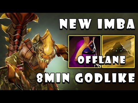 [Sand King] How To Play Monster SK in Offlane with 8Min GODLIKE FullGame Dota 2 7.22b