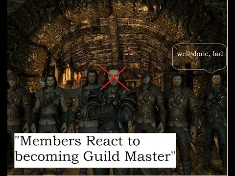 The Elder Scrolls V : Skyrim - Thieves Guild Members React about becoming Guild Master