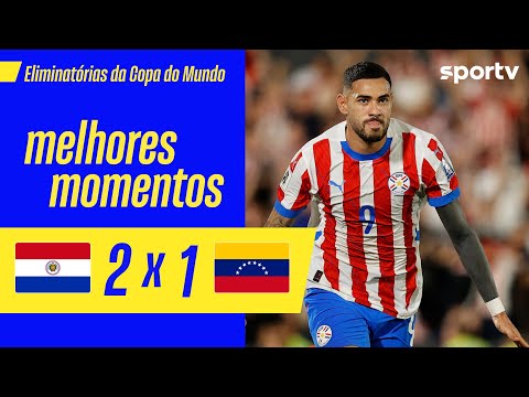 Gols e lances de Paraguai x Venezuela