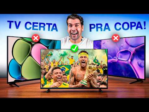 Vai Assistir o Hexa? 5 MELHORES Smart TVs de 2026 (Sem Gastar Muito!)