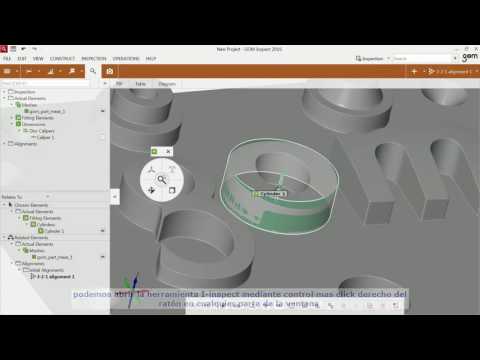 GOM Inspect 2016 - Tutorial 4 - Inspección dimensional