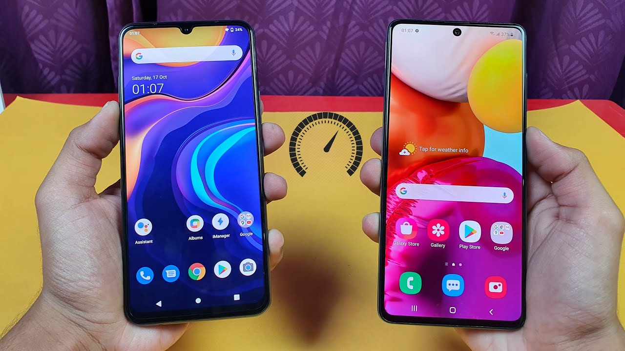 Vivo V20 (8GB) vs Samsung Galaxy A71 (8GB) -  Speed Test & Comparison!