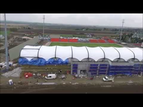 TERMALICA BRUK-BET Nieciecza - Budowa stadionu piłkarskiego cz. II