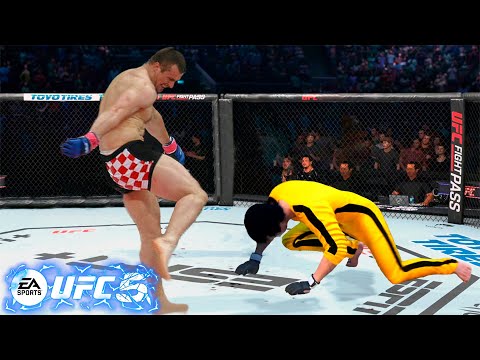 UFC5 Bruce Lee vs Mirko Filipovich EA Sports UFC 5
