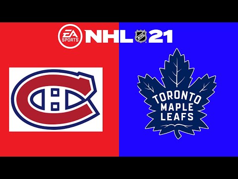 NHL 21 | Toronto Maple Leafs Vs Montreal Canadians | Simulation | No Commentary